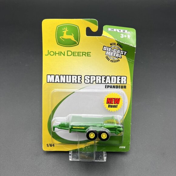 ERTL John Deere Manure Spreader 1/64 Die Cast Metal 37016 Farm Equipment - Picture 1 of 11